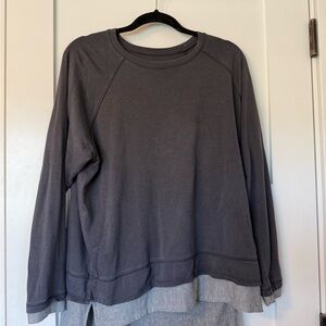 Emi Jay Charcoal Gray Women's Top